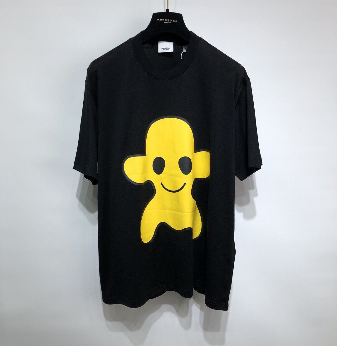 BURBERRY MONSTER GRAPHIC PRINT COTTON OVERSIZED T-SHIRT – BRS014