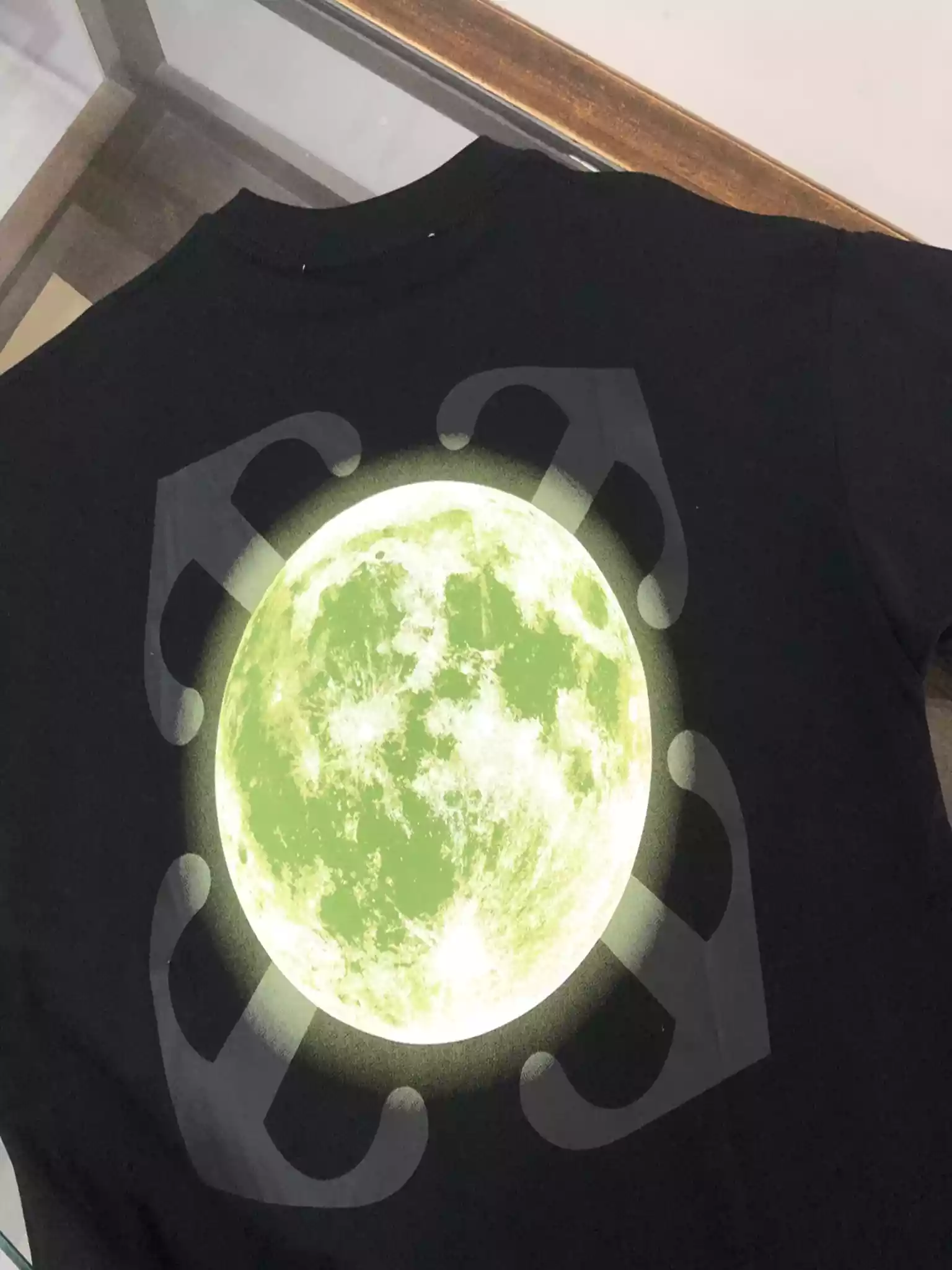 Super Moon Arr Slim S/S Tee in black – OWS043