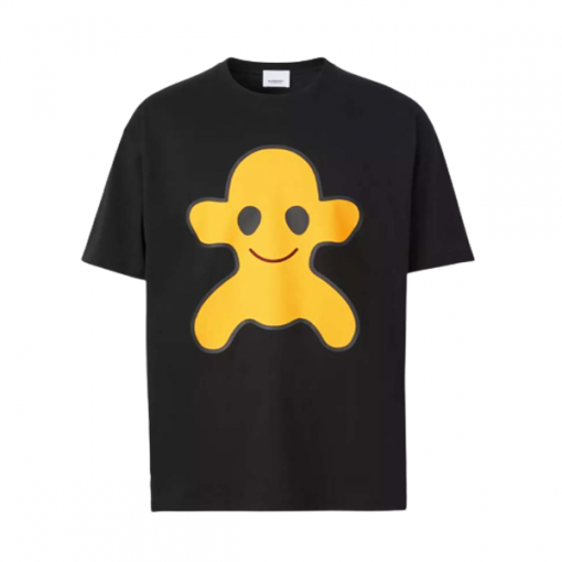 BURBERRY MONSTER GRAPHIC PRINT COTTON OVERSIZED T-SHIRT – BRS014