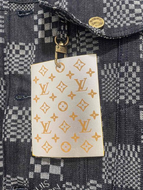 LOUIS VUITTON DISTORTED DAMIER DENIM JACKET – LVC039