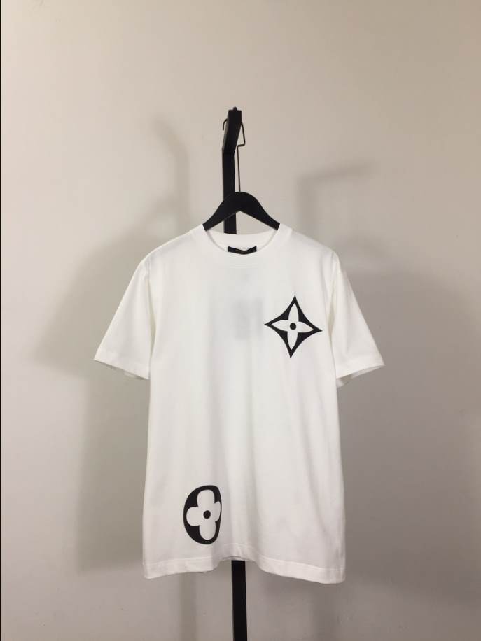 Louis Vuitton Flower Logo Shirt White – LVTS082