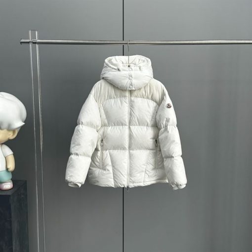 MONCLER WHITE POLYAMIDE MEANDRE JACKET – MC056