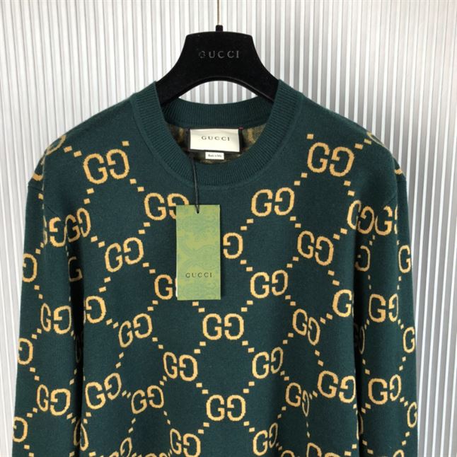 GUCCI GG MOTIF WOOL JUMPER – GCK042