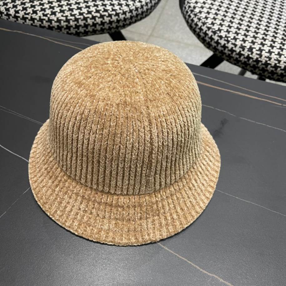 Louis Vuitton Bucket Corduroy Dome Light Brown Hats – LVC006