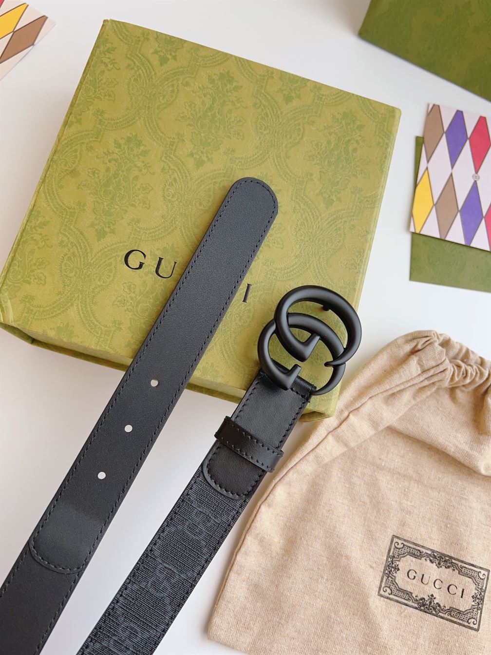 GUCCI BELT IN GG SUPREME FABRIC – GB029