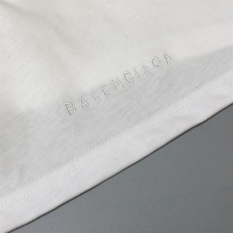 BALENCIAGA MEN’S THE SIMPSONS TM  20TH TELEVISION T-SHIRT OVERSIZED IN WHITE – BAS005