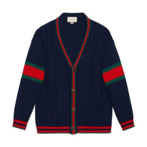 GUCCI CABLE KNIT CARDIGAN – GCK028