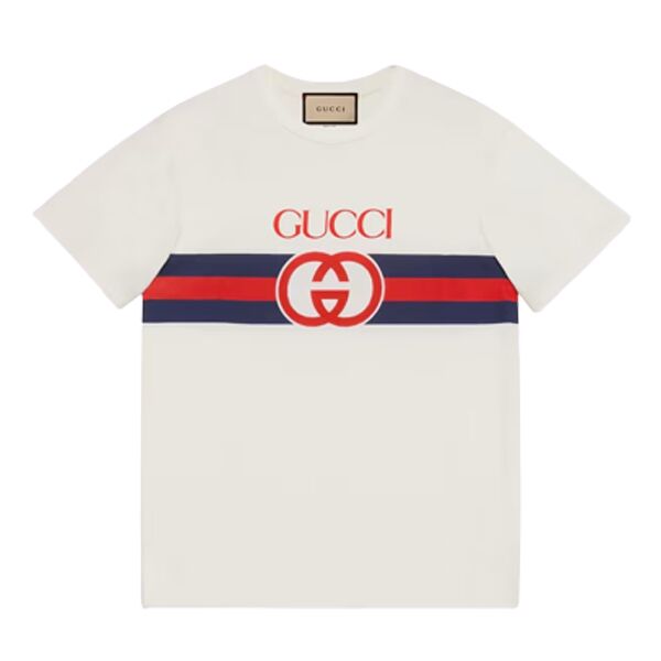 GUCCI INTERLOCKING G COTTON T-SHIRT – GGS028