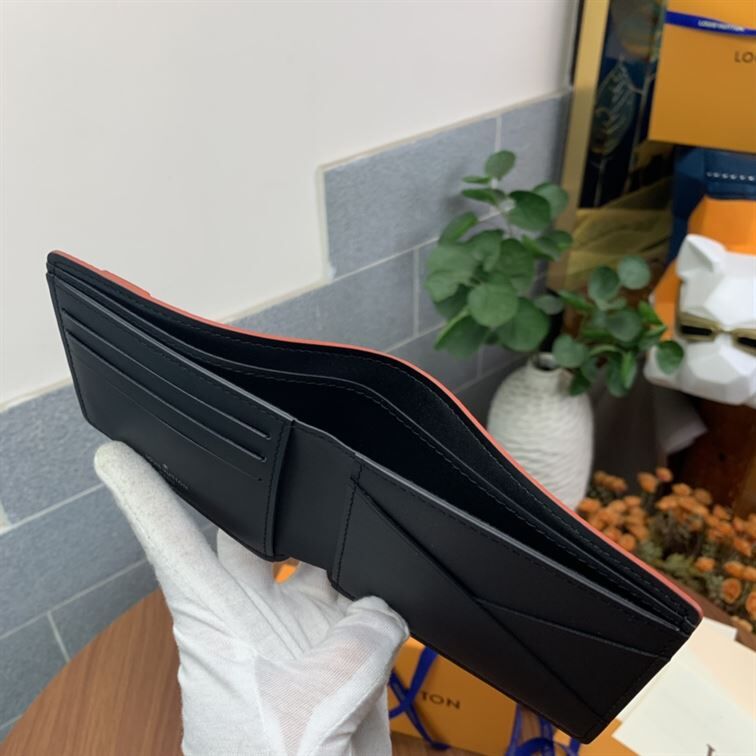 LOUIS VUITTON MULTIPLE WALLET DAMIER COBALT RACE BLUE ORANGE – WLV048