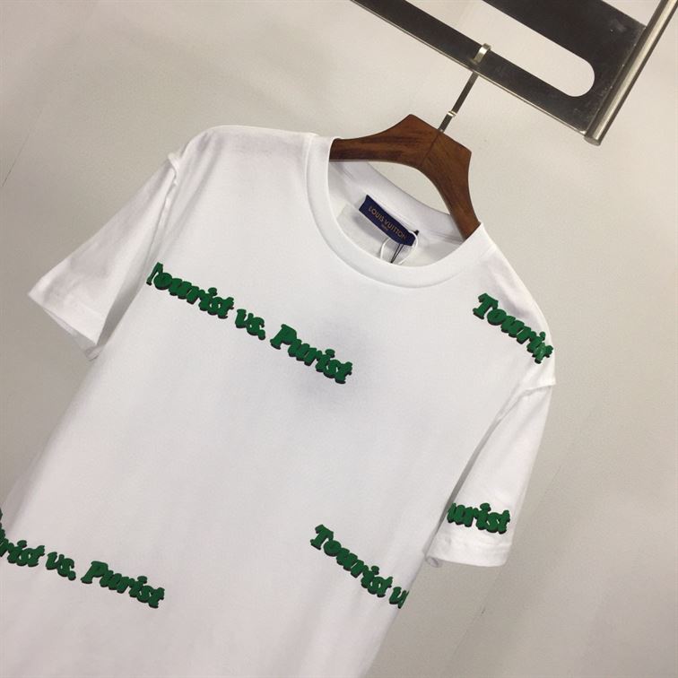 LOUIS VUITTON TOURIST AND PURIST PRINTED TEE IN WHITE – LVTS022