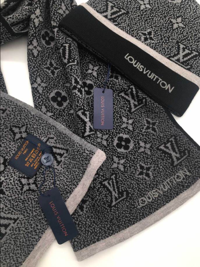 Louis Vuitton Monogram Eclipse Grey Hats – LVC014