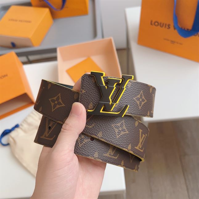 LOUIS VUITTON INITIALES 40MM REVERSIBLE MONOGRAM MACASSAR CANVAS – LBE061