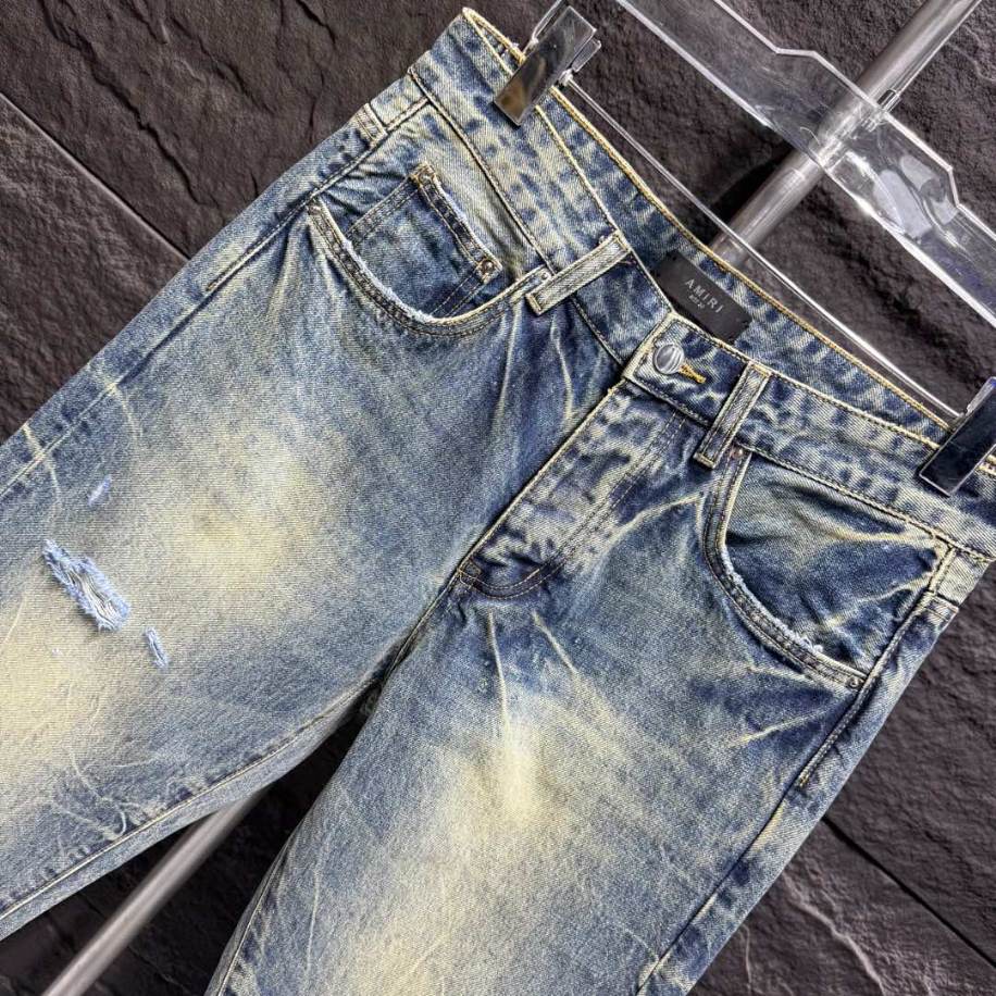 Amiri Rip Blue Jeans – AMIJ036