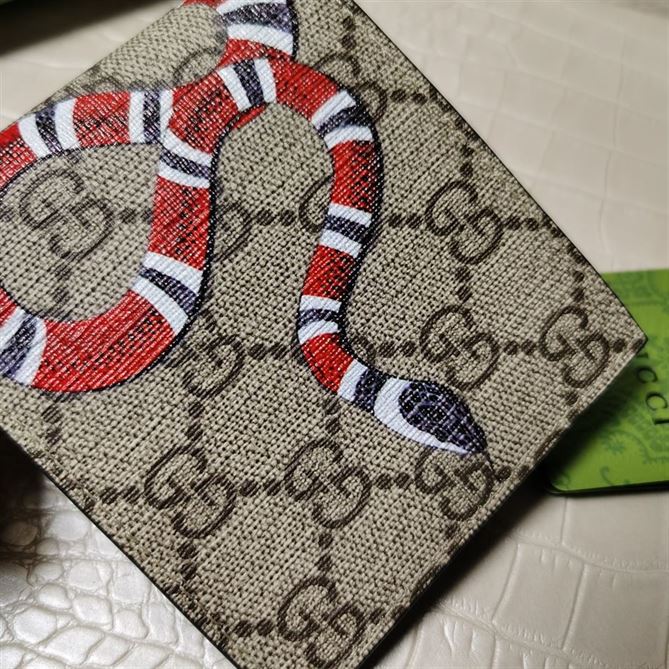 GUCCI KINGSNAKE PRINT GG SUPREME WALLET – WLG001