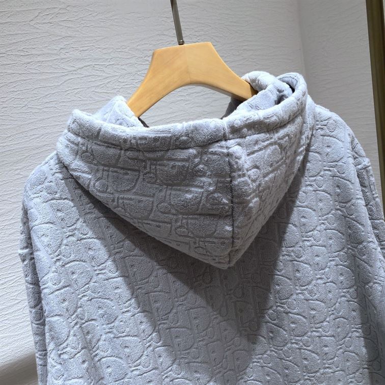 DIOR OBLIQUE HOODED SWEATSHIRT RELAXED FIT – DOS020