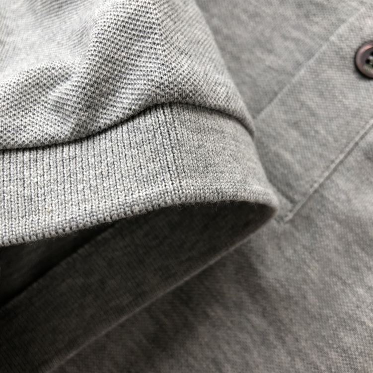 DIOR CD ICON POLO SHIRT GRAY COTTON PIQUÃ‰ – DOT024