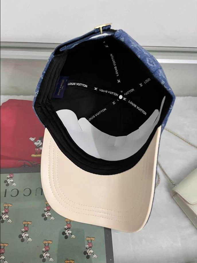 Louis Vuitton Monogram Cap Blue Hats – LVC004