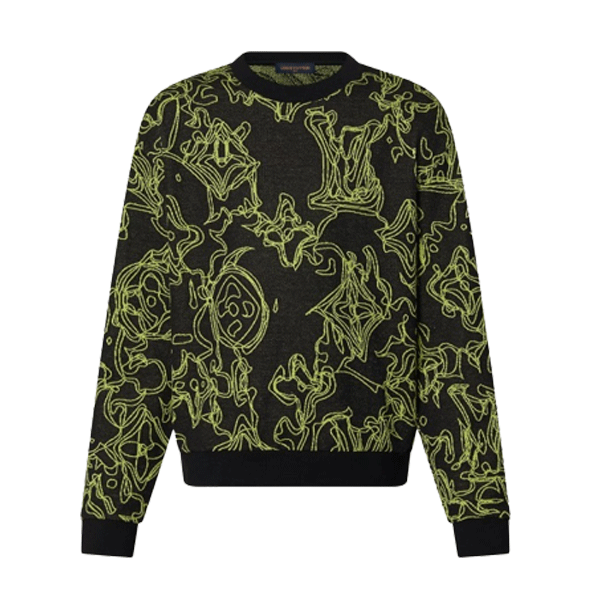LOUIS VUITTON MONOGRAM COTTON CREWNECK – LVH055