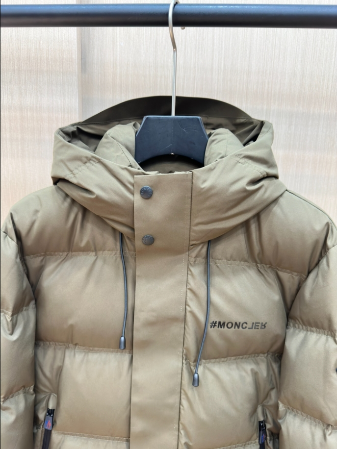 MONCLER Puff Grey Hooded Coat – MC143