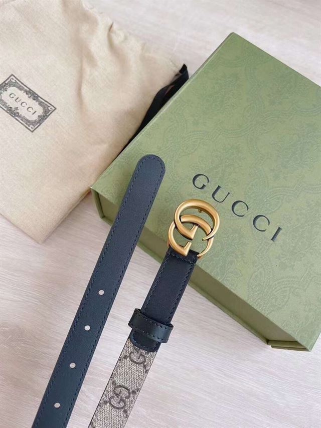 GUCCI GG BELT WITH DOUBLE G BUCKLE – GB005