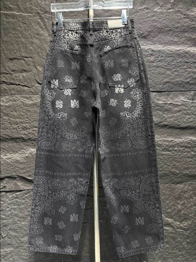 Amiri Tie Dye Bandana Black Jeans – AMIJ029