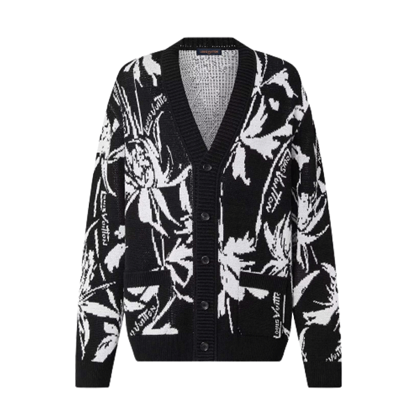LOUIS VUITTON THISTLE JACQUARD CARDIGAN – LVH049