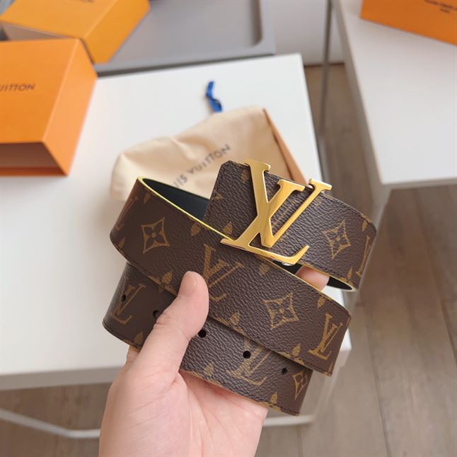 LOUIS VUITTON INITIALES 40MM REVERSIBLE MONOGRAM MACASSAR CANVAS – LBE062