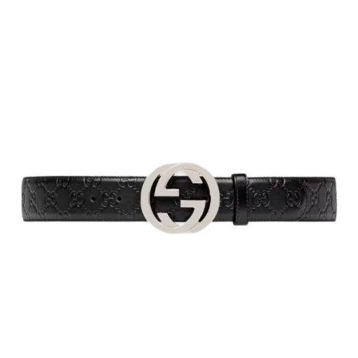 GUCCI SIGNATURE LEATHER BELT – GB007