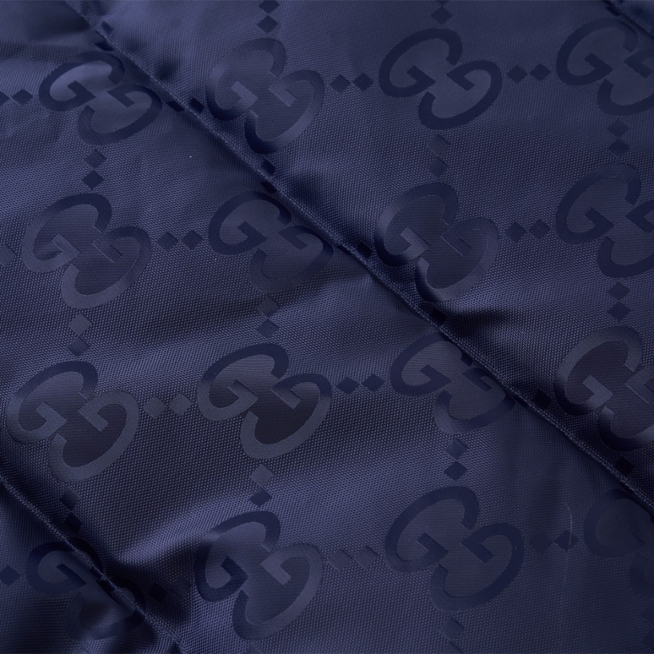 GUCCI Jumbo Canvas Down Blue Jacket – GCJ051