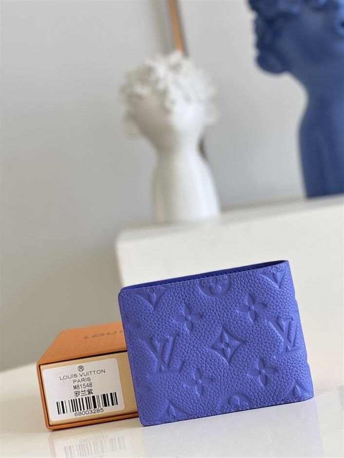 LOUIS VUITTON MULTIPLE WALLET IN BLUE – WLV038