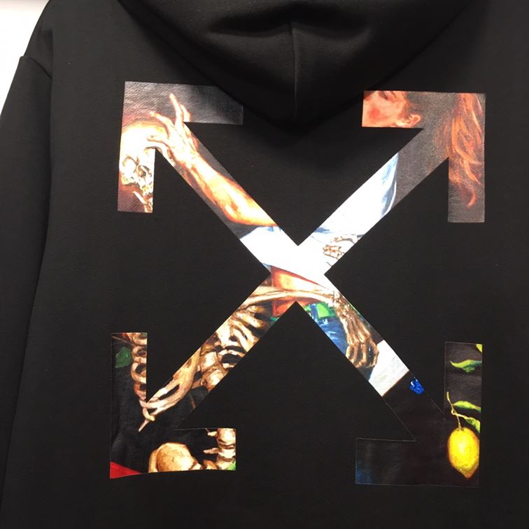 OFF-WHITE CARAVAGGIO ARROW HOODIE – OS004
