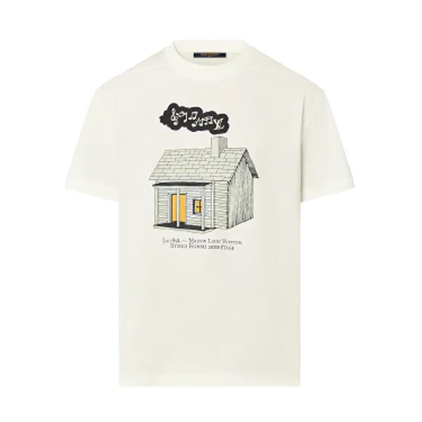 LOUIS VUITTON HOUSE PRINTED T-SHIRT – LVTS043