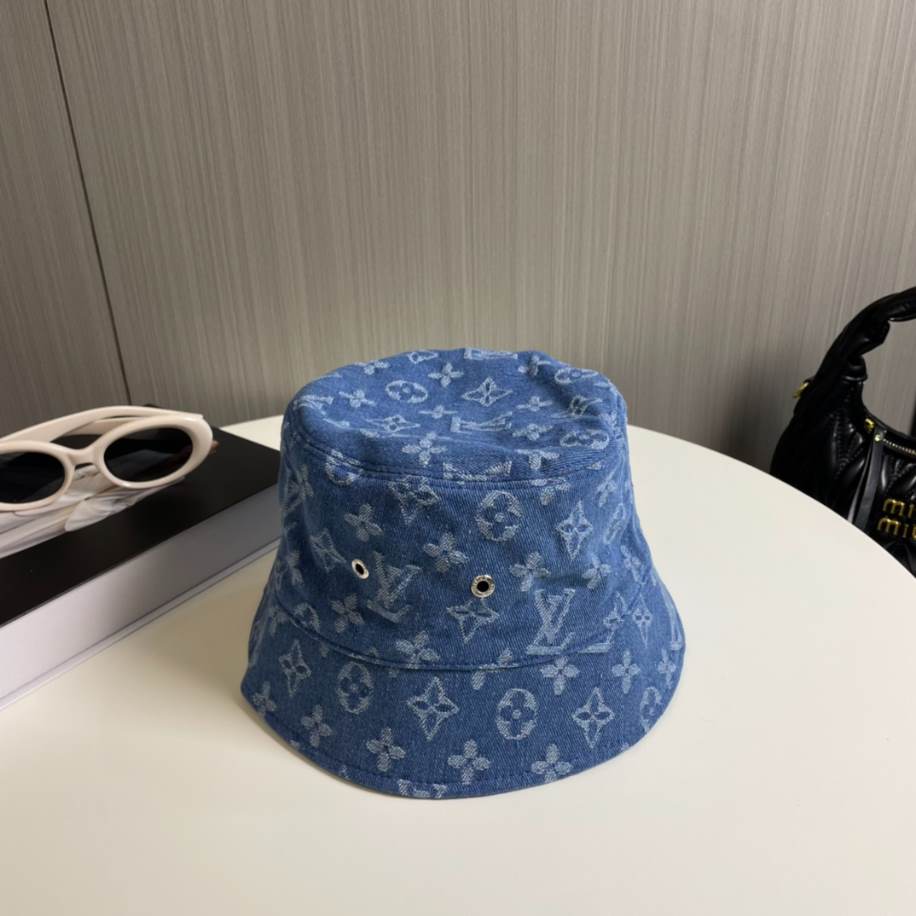 Louis Vuitton Monogram Blue Hats – LVC005