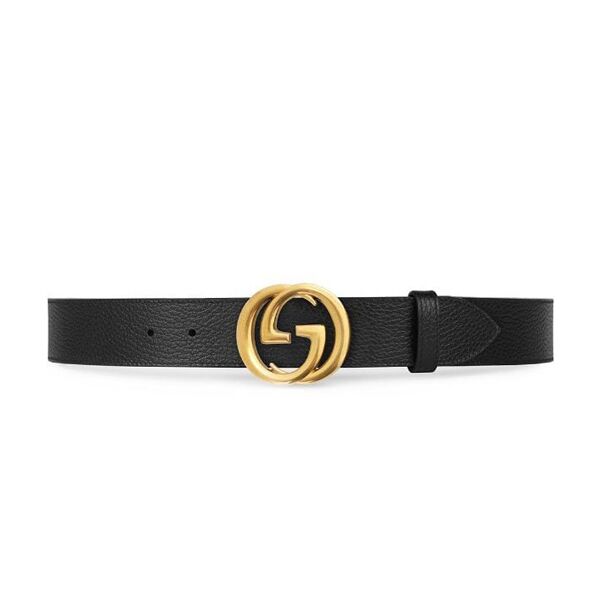 GUCCI MEN’S INTERLOCKING GG REVERSIBLE LEATHER BELT – GB020