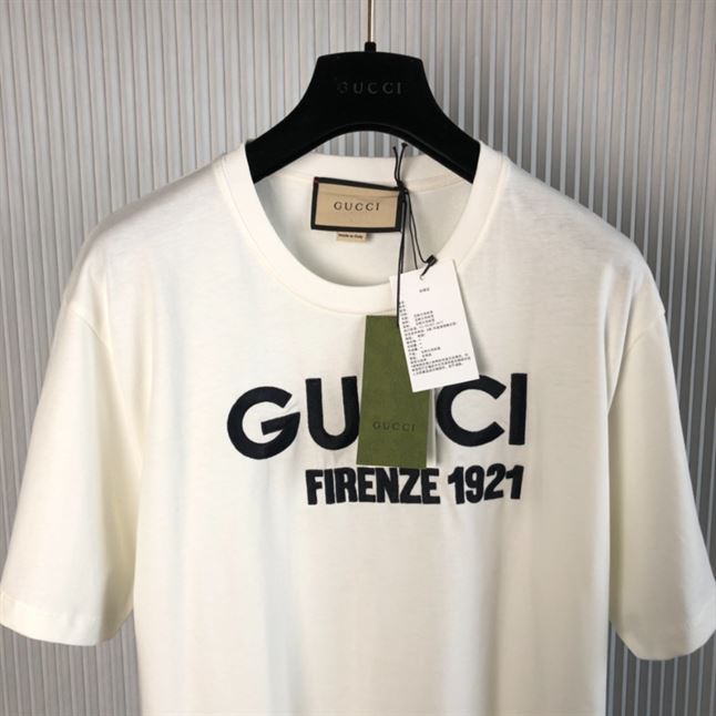 GUCCI LOGO EMBROIDERY T-SHIRT – GGS058