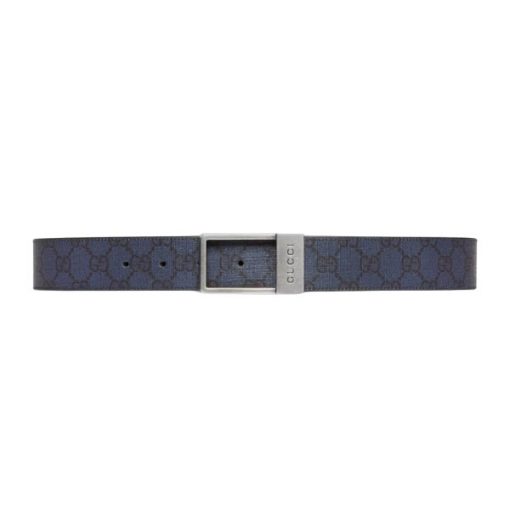 GUCCI GG BELT WITH RECTANGULAR BUCKLE – GB043