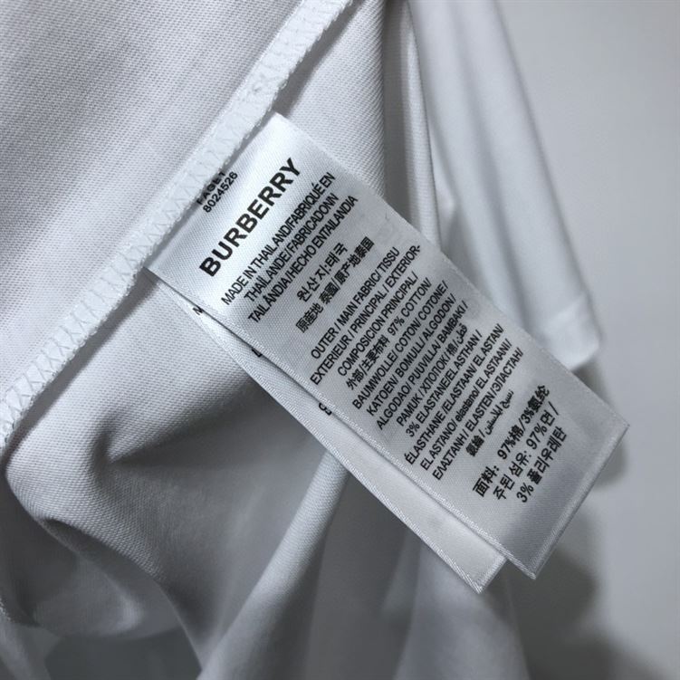 BURBERRY LETTER GRAPHIC COTTON OVERSIZED T-SHIRT – BRS019