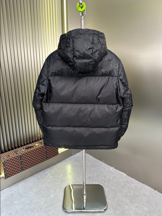GUCCI Black Hooded Jacket – GCJ053