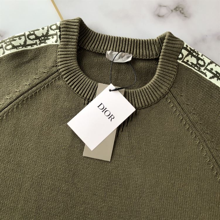DIOR SWEATER WITH DIOR OBLIQUE INSERTS – DOS019