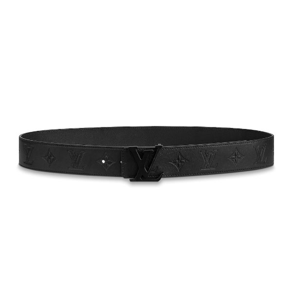 LOUIS VUITTON SHAPE BELT MONOGRAM SHADOW 40 MM BLACK – LBE050