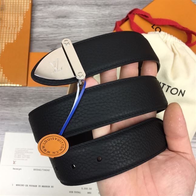 LOUIS VUITTON LV TRUNK 35MM REVERSIBLE BELT – LBE081