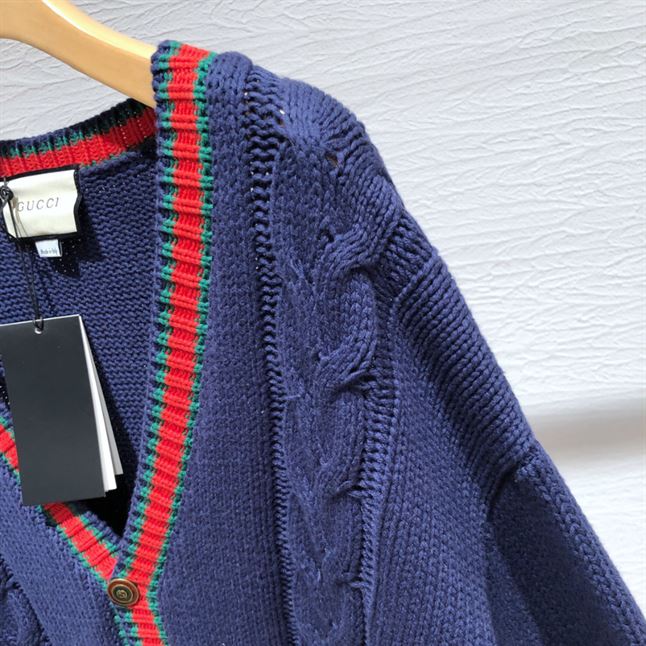 GUCCI CABLE KNIT CARDIGAN – GCK028