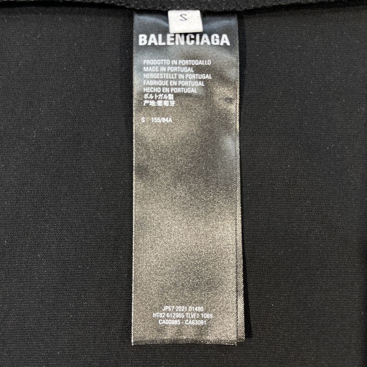 BALENCIAGA  MEN’S SLIME T-SHIRT MEDIUM FIT IN BLACK – BAS011