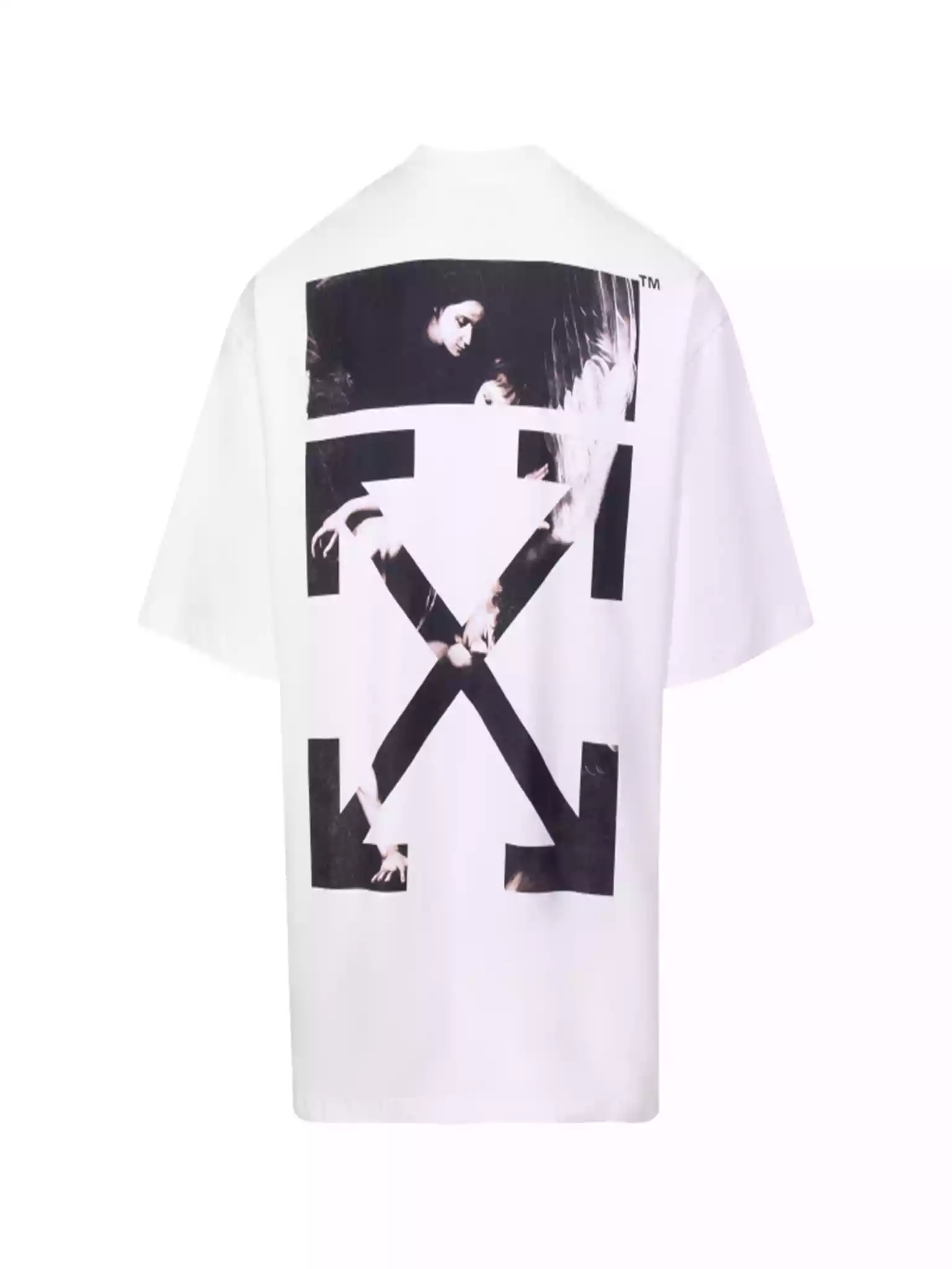 CARAVAGGIO ARROWS S/S OVER T-SHIRT IN WHITE – OWS021