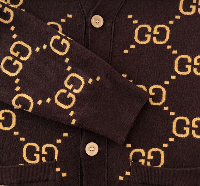 GUCCI GG SUPREME INTARSIA CARDIGAN – GCK032