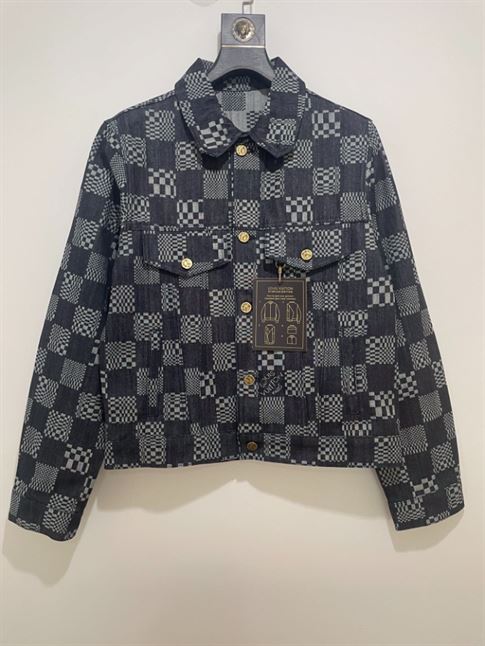 LOUIS VUITTON DISTORTED DAMIER DENIM JACKET – LVC039