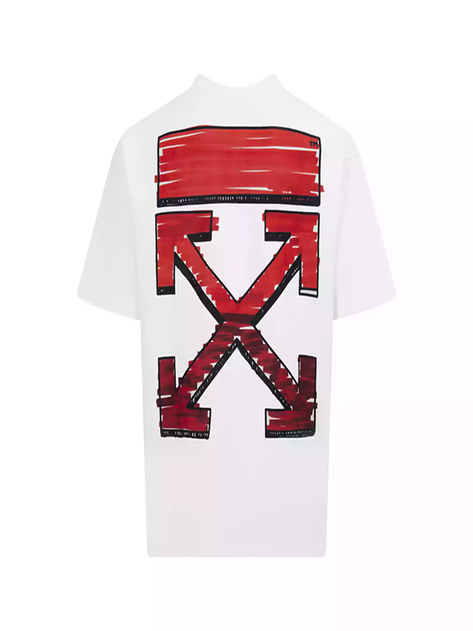 MARKER S/S OVER T-SHIRT in white – OWS005