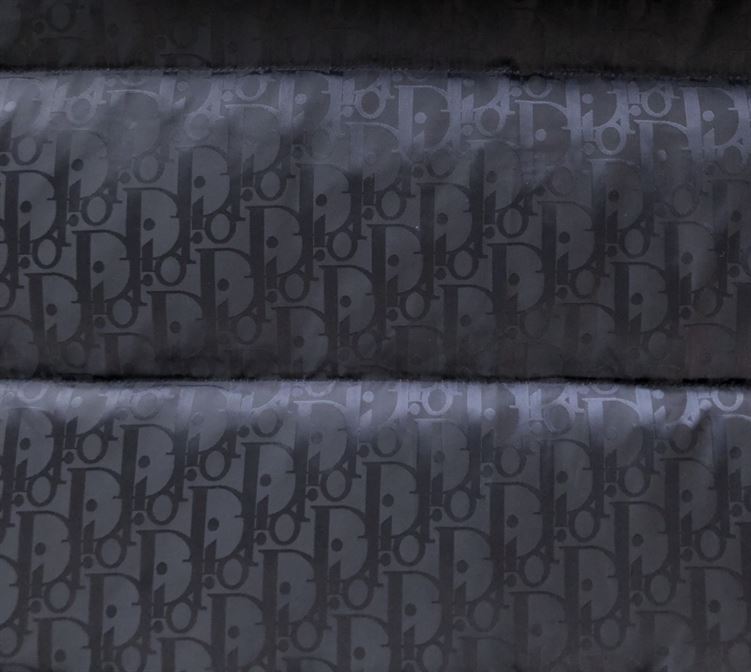 DIOR OBLIQUE DOWN JACKET BLACK NYLON TECHNICAL JACQUARD – DRC008