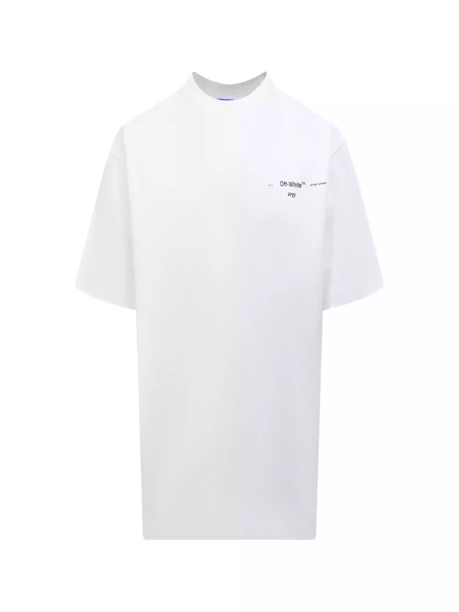 Off White Colour Painting Diagonals Arrows Tee White – OWS009