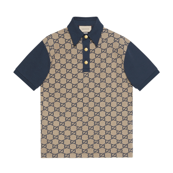 GUCCI MAXI GG SILK COTTON POLO – GGS044